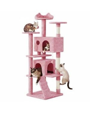 Aronkl Multi-level Cat Tree Tower - Pink