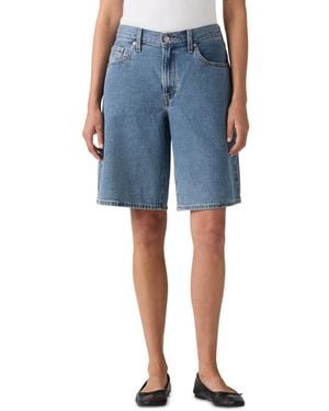 Levi's baggy Dad Mid-rise Shorts - Blue