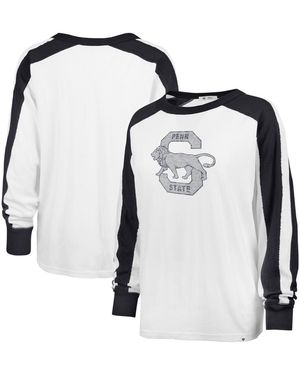 '47 Penn State Nittany Lions Premier Caribou Raglan Long Sleeve T-shirt - Black
