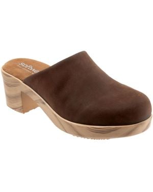 Softwalk Felida Clog - Brown