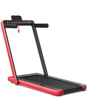 Skonyon 2-in-1 Electric Motorized Health And Fitness Folding Treadmill - White