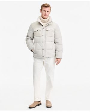 Levi's Mixed-media Puffer Jacket - White