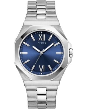 Guess Quartz -tone Stainless Steel Watch 42mm - Gray