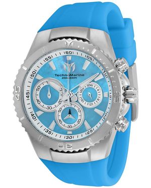 TechnoMarine Tm-220078 Manta Quartz Chronograph Dial Watch - Blue