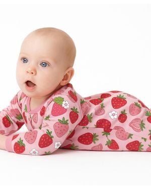 Butterblu Baby Girls Scout 2-way Zip Footed Sleep And Play Coveralls - Pink