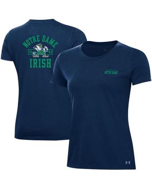 Under Armour Notre Dame Fighting Irish Performance Cotton T-shirt - Blue