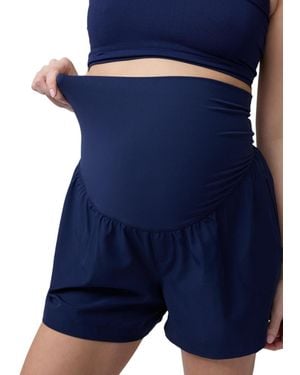 Ingrid & Isabel Ingrid + Isabel Maternity Ingrid + Isabel Athletic Woven Short - Blue