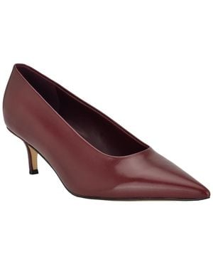 Calvin Klein Voneta Kitten Heel Pumps - Purple
