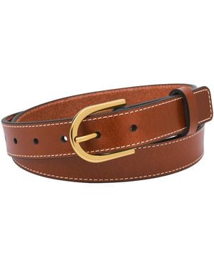 Fossil D-link Belt - Brown