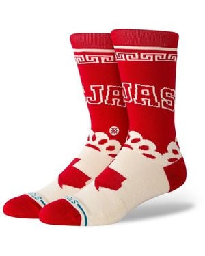 Stance And Texas Rangers 2026 City Connect Crew Socks - Red