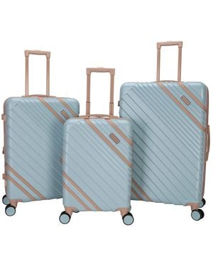 Jessica Simpson Lorelai 3-pc. Hardside Spinner luggage Set - Blue