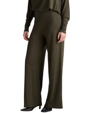 Residus Celeste High-waisted Wide-leg Pull-on Pants - Black