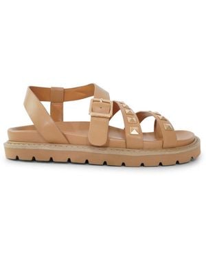Belle & Bloom Morning Mood Chunky Stud Sandal - Brown