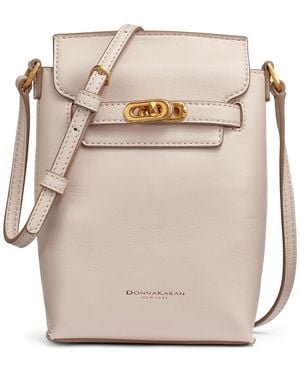 Donna Karan Bridgehampton North-south Leather Adjustable-strap Crossbody - Natural