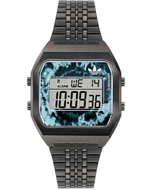 adidas Digital Two Watch Aost24558 Stainless Steel - Black