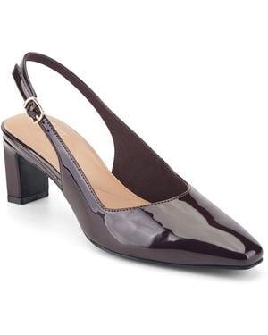 Rockport Total Motion Mayla Slingback Classic Dress Pumps - Metallic