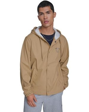 Champion Rubberized Hooded Rain Jacket - Green