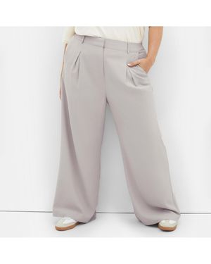 City Chic Plus Size Jordan Pant - Gray