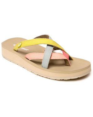 Minnetonka Hanna 2.0 Multi Strap Thong Sandals - Metallic