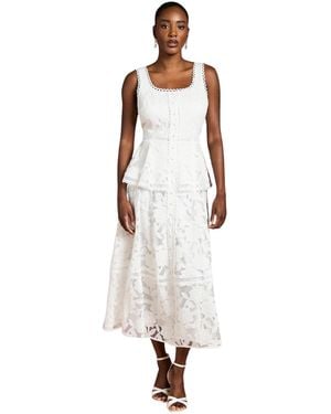 white peplum dress macys Women's White Peplum Going Out & Party Outfits