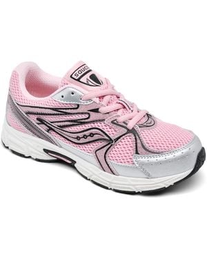 Saucony Little Kids Ride Millennium Casual Sneakers From Finish Line - Pink