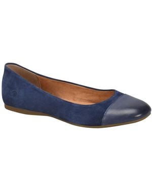 Born Batti Ballet Flats - Blue
