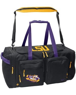 Nike Lsu Tigers Utility Power Duffel Bag - Black
