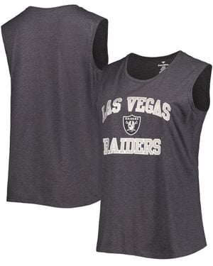 Fanatics Las Vegas Raiders Plus Size Tank Top - Gray