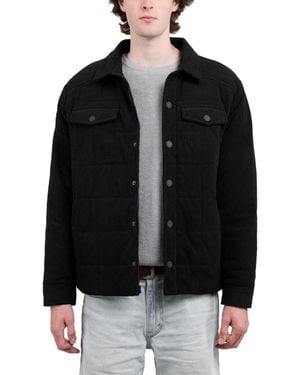 Xray Jeans Regular Fit Quilted Corduroy Jacket - Black