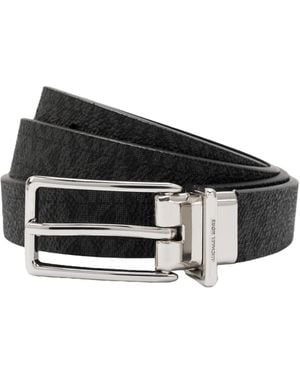 Michael Kors Michael Logo Reversible Belt - Black