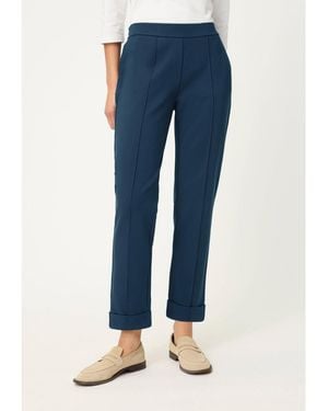 Olsen Lisa Fit Cropped Pull-on Jersey Pant - Blue