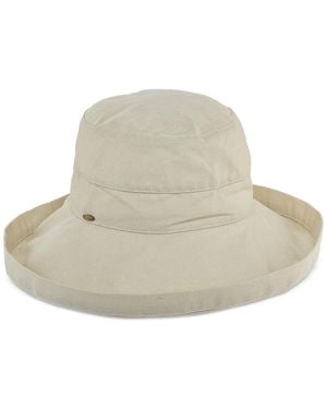 Scala Cotton Big Brim Sun Hat - Natural