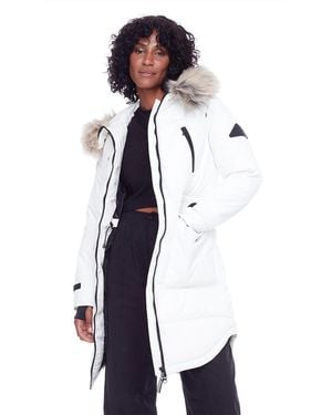 Alpine North Ukon | Drawstring Winter Parka - White