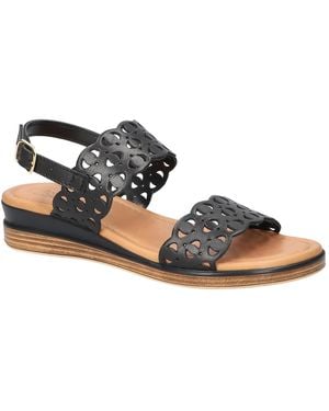 Bella Vita Zoe-italy Wedge Sandals - Metallic