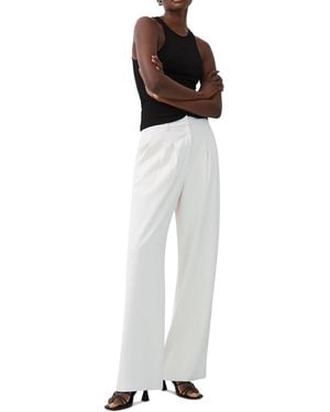 French Connection Harrie Wide-leg Suiting Pants - White