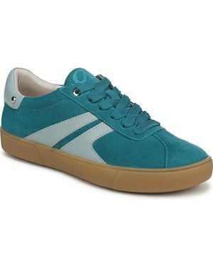 Naturalizer Medina Round Toe Lace Up Sneakers - Blue