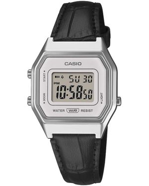 G-Shock Japanese Quartz Vintage Leather Watch 28.6mm - Gray