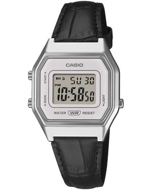 G-Shock Japanese Quartz Vintage Leather Watch 28.6mm - Gray