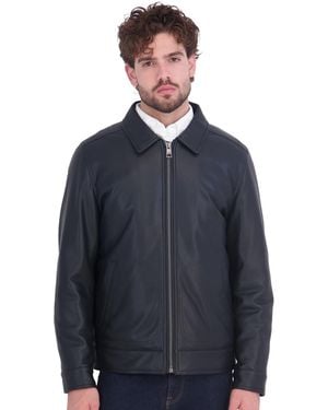 Tommy Hilfiger Point Collar Open Bottom Jacket - Blue