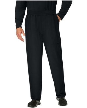 Kingsize Big & Tall Supersoft Jersey Performance Cargo Pants - Black