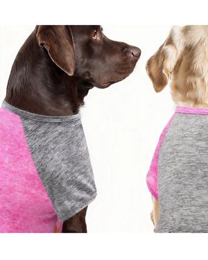 Aronkl 2-pack Lightweight Athletic Dog T-shirt - Brown