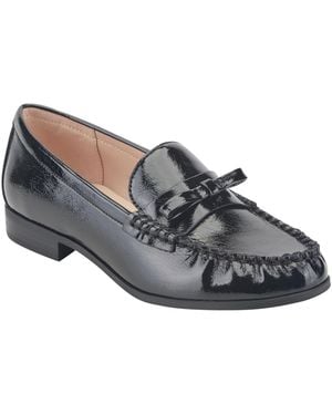 Bandolino Laynei Bow Detail Tailored Loafers - Gray