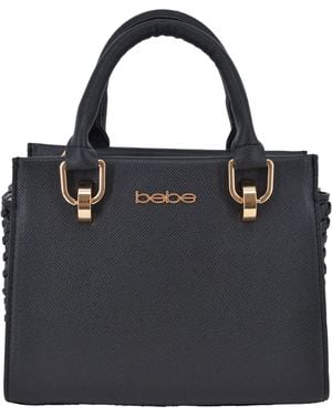 Bebe Katriel Small Satchel Crossbody Bag - Black