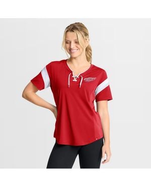Fanatics Detroit Wings Offside Athena T-shirt - Red