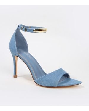 BERNESS Hunter Stiletto Sandals - Blue