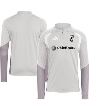adidas Columbus Crew 2026 Tiro Competition Quarter-zip Training Sweatshirt - Gray