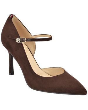 Tommy Hilfiger Gefrey D'orsay Mary Jane Pumps - Brown