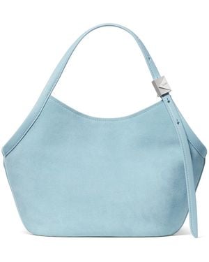 Kate Spade Deco Medium Suede Tulip Tote Bag - Blue