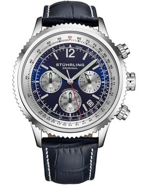 Stuhrling Turbine Chronograph - Gray