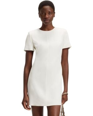 BOSS Boss By Soft Crepe Shift Dress - White